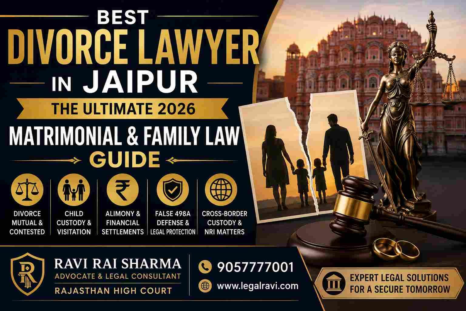 Best Divorce Lawyer in Jaipur: तलाक और पारिवारिक मुकदमों से जुड़ी पूरी कानूनी प्रक्रिया का सबसे विस्तृत गाइड