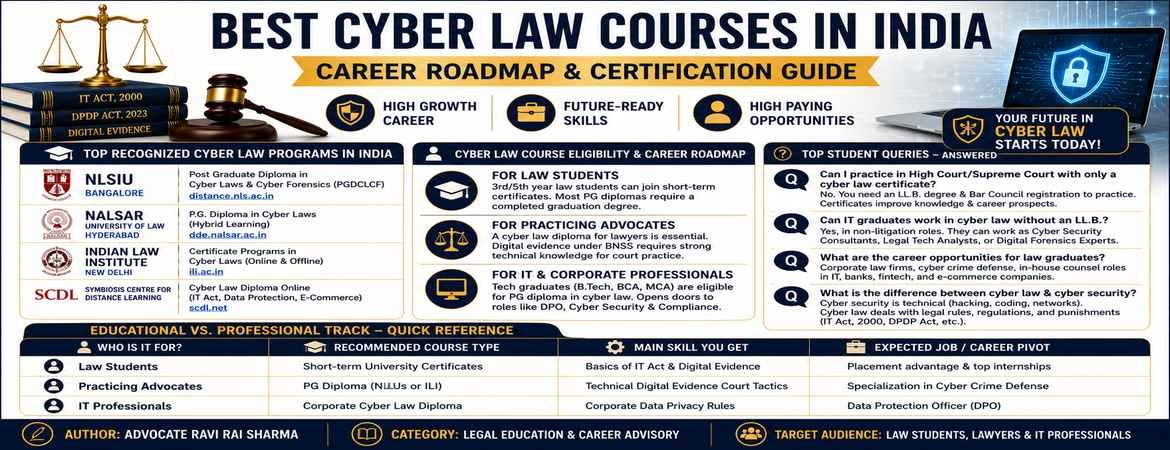 Best Cyber Law Courses in India | Career Roadmap & Certification Guide