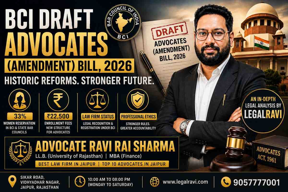 BCI Draft Advocates (Amendment) Bill, 2026: An Legal Breakdown of Women’s Reservation, Law Firm Status, and Enrollment Fee
